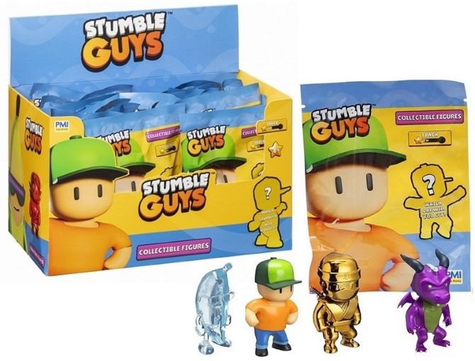 STUMBLE GUYS Mini figure 3D assortiti In Blindbag (11,5×15,5cm) In espo da 24pz x24…x96